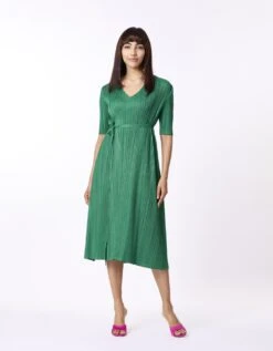 Green Isabella Wrap Dress