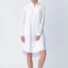 White Texture At Yoke Dress Tunic -Ethereal Styles 1 14023