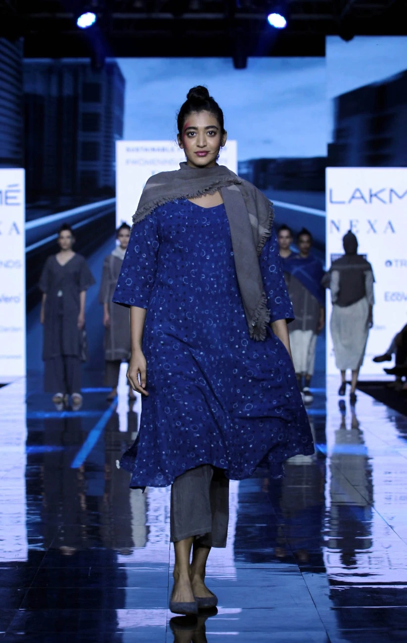 Kashish Scarf Paired With Muddy Pants And Dotted Dress 3 Kashish Scarf Paired With Muddy Pants And Dotted Dress