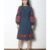 Blue Kala Cotton Dress Kurta -Ethereal Styles 1 22596
