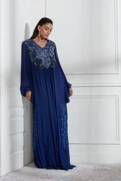Royal Blue Linaria Kaftan Dress