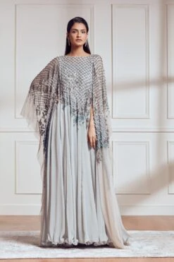 Grey Angelonia Kaftan Dress