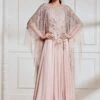 Blush Cherry Blossom Kaftan Dress -Ethereal Styles 1 41378