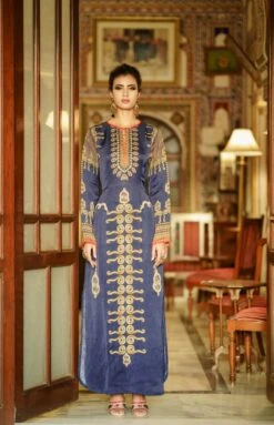 Navy Mahima Permaz Dress And Pant