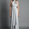 Ice Grey Draped Dress -Ethereal Styles 1 66854
