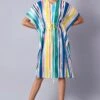 Addison Kaftan Dress - Blue Yellow 1 Addison Kaftan Dress - Blue Yellow -Ethereal Styles 1 67864