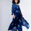 Blue Polka Laheria Kite Wrap Dress -Ethereal Styles 1 70251