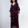 Black And Red Shibori Rekha 2 Dress -Ethereal Styles 1 70262