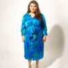 Blue Capri Long Shirt Dress -Ethereal Styles 1 74756