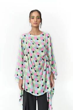 Multi Color Kayoko Dress -Ethereal Styles 22000mltc04b