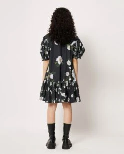 Black Aiko Dress -Ethereal Styles 22001bfsp01b