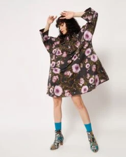 Olive Green Mamaro Kaftan Dress -Ethereal Styles 22001gpf044