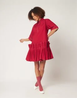 Viva Magenta P-Aiko Dress -Ethereal Styles 22001vivam012 1