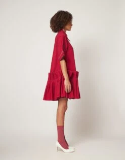 Viva Magenta P-Aiko Dress -Ethereal Styles 22001vivam014 1