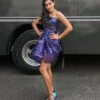 Purple Asymmetric Structured Draped Dress -Ethereal Styles 284478719 895902128471242 947435449389613818 n
