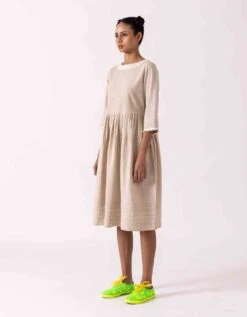 Tea Chocolate Dress -Ethereal Styles 3001043553