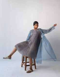 Pearl Grey Echo Dress -Ethereal Styles 3 36607