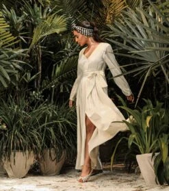 White Slit Dress -Ethereal Styles 3 38464