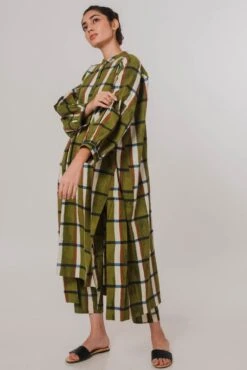 Green Harit Kaftan Dress -Ethereal Styles 3 39095