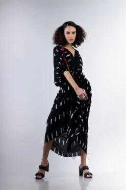 Black Rd Kk Zipper Dress -Ethereal Styles 3 44379