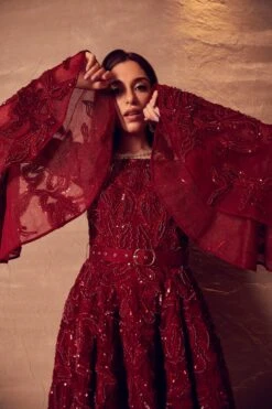 Boning Peplum Red Short Dress -Ethereal Styles 4 24696