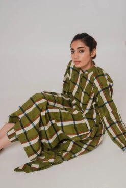 Green Harit Kaftan Dress -Ethereal Styles 4 25168