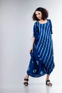 Blue Polka H/H Dress With Laheria Sack Dress -Ethereal Styles 4 28970