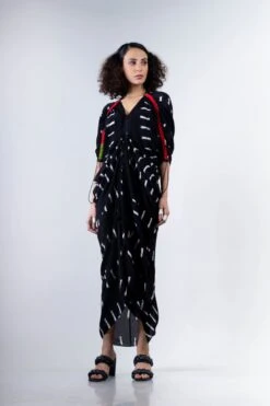 Black Rd Kk Zipper Dress -Ethereal Styles 4 28986