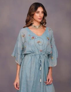 Baroque Jardin Kaftan Dress -Ethereal Styles 4 30920