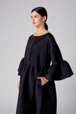 Hamira Peplum Pleated Dress -Ethereal Styles 4fl110 5