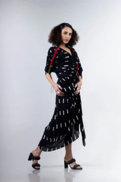 Black Rd Kk Zipper Dress -Ethereal Styles 5 13878