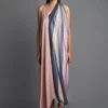 Pebble Asymmetric Draped Dress -Ethereal Styles aair120peb1