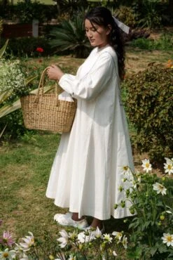 Ivory Charlotte Yoke Dress 8 Ivory Charlotte Yoke Dress -Ethereal Styles ahmss22013 2