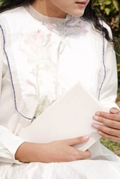 Ivory Charlotte Yoke Dress 10 Ivory Charlotte Yoke Dress -Ethereal Styles ahmss22013 4