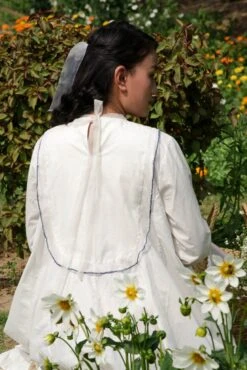 Ivory Charlotte Yoke Dress 11 Ivory Charlotte Yoke Dress -Ethereal Styles ahmss22013 b