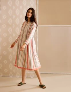 Aisha Striped Dress -Ethereal Styles ais23dstb 1