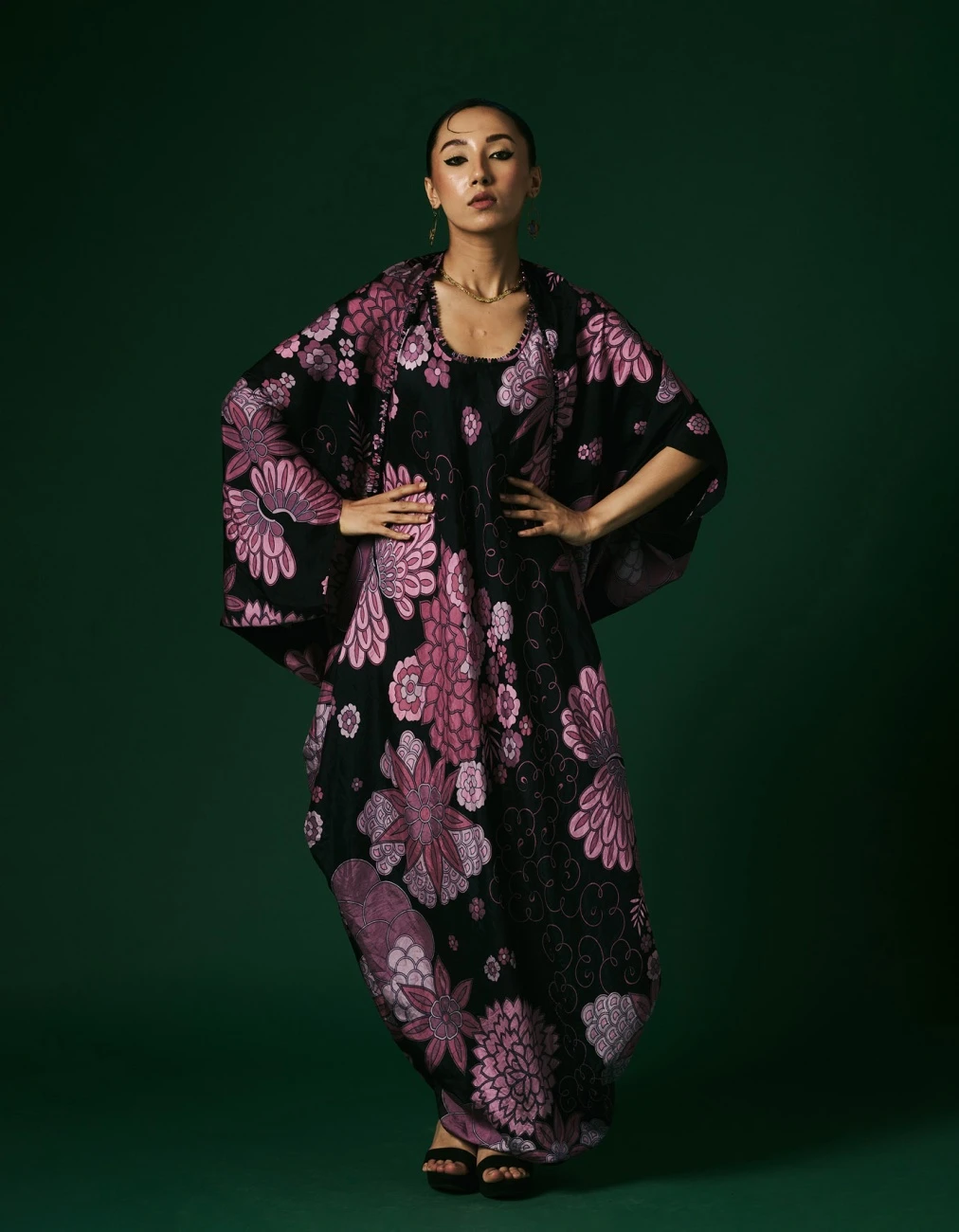 Zinnia Dress With Cape 3 Zinnia Dress With Cape