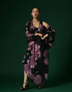 Zinnia Dress With Cape 9 Zinnia Dress With Cape -Ethereal Styles ak12993