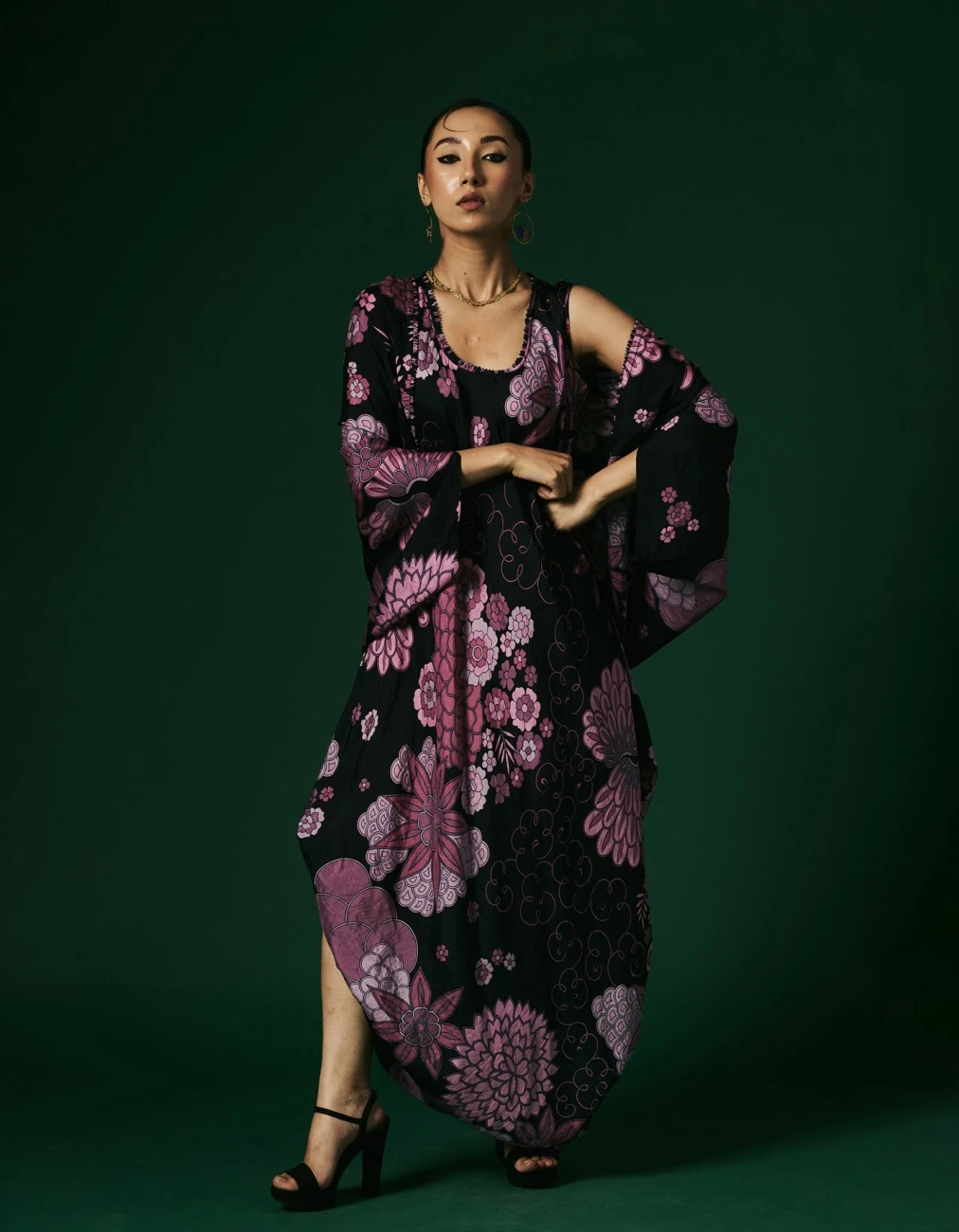 Zinnia Dress With Cape 5 Zinnia Dress With Cape - Image 3