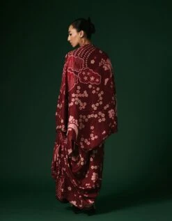 Calendula Dress With Cape -Ethereal Styles ak1301b