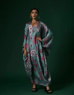 Viola Dress With Cape