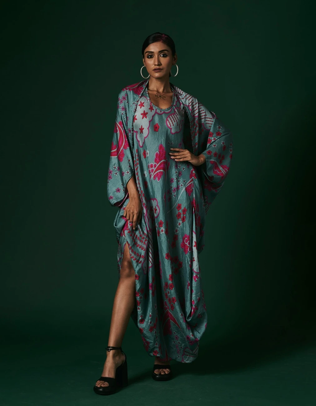 Viola Dress With Cape 4 Viola Dress With Cape - Image 2