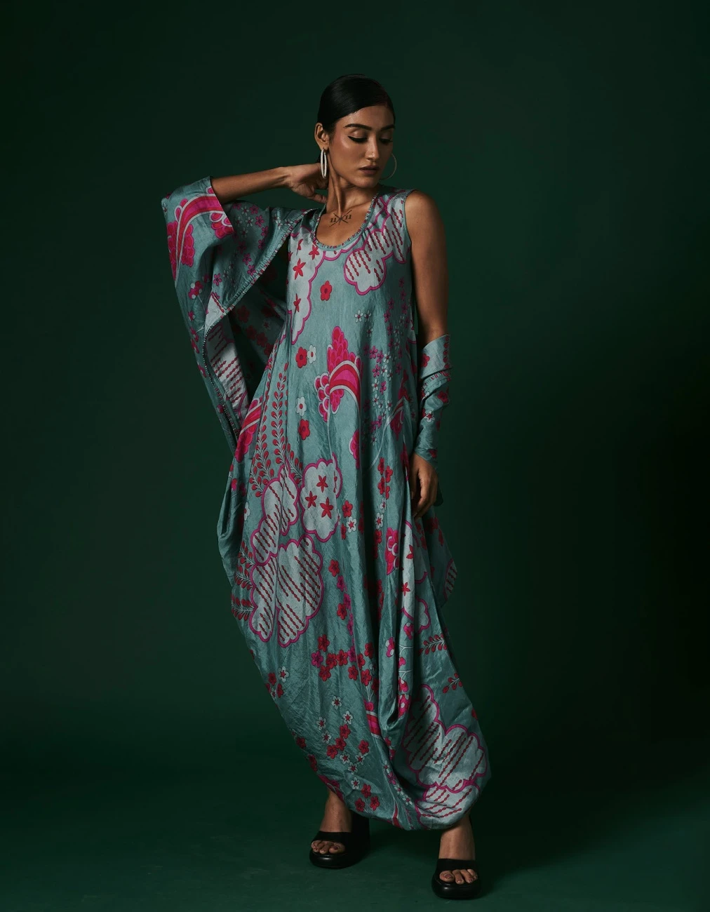 Viola Dress With Cape 6 Viola Dress With Cape - Image 4