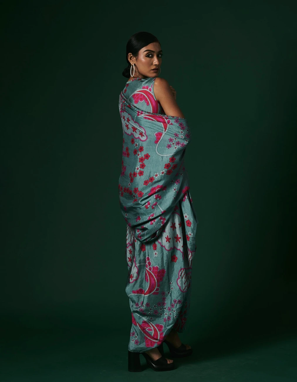 Viola Dress With Cape 8 Viola Dress With Cape - Image 6