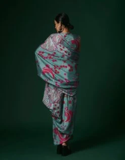 Viola Dress With Cape 17 Viola Dress With Cape -Ethereal Styles ak1302b