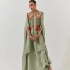 Jade Cape And Dress Set -Ethereal Styles akpogd1411bom30371