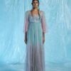 Glass Lurex Organza Dress -Ethereal Styles akss23dr161