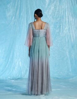 Glass Lurex Organza Dress -Ethereal Styles akss23dr16b