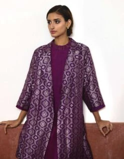 Purple Sally Jacket With Dress -Ethereal Styles asypplrmnset3