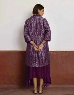 Purple Sally Jacket With Dress -Ethereal Styles asypplrmnsetb